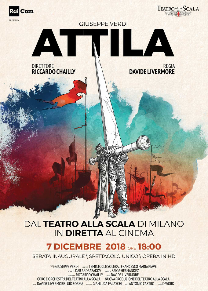Giuseppe Verdi's Attila Opera Poster