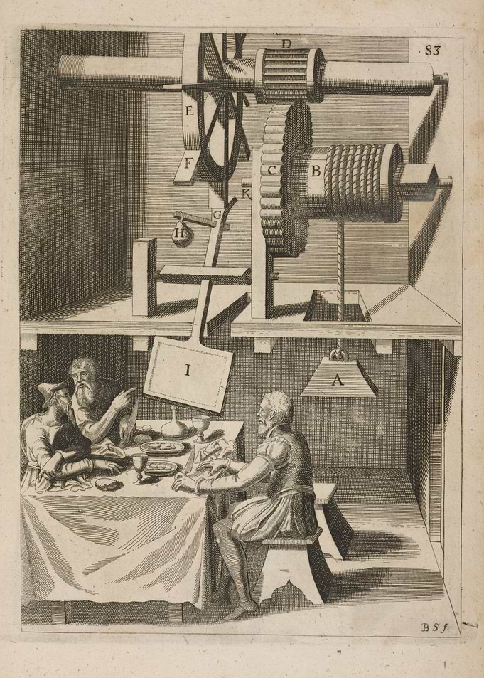 Mechanical Device and Dinner Scene