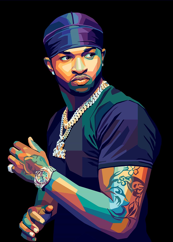Pop Smoke Portrait