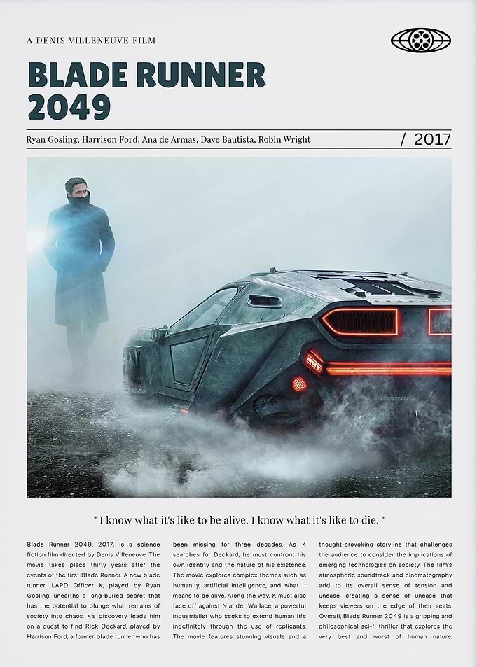 Blade Runner 2049 Movie Poster