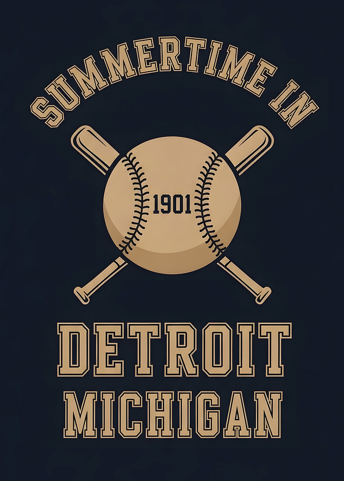 Summertime in Detroit Baseball