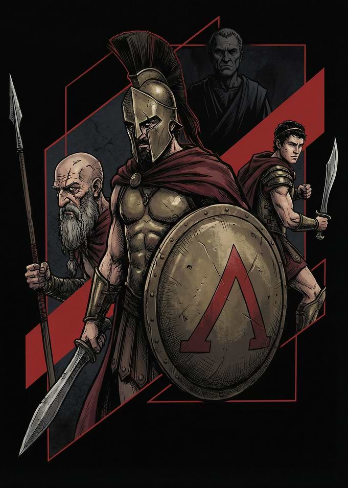 Spartan Warriors and Leaders