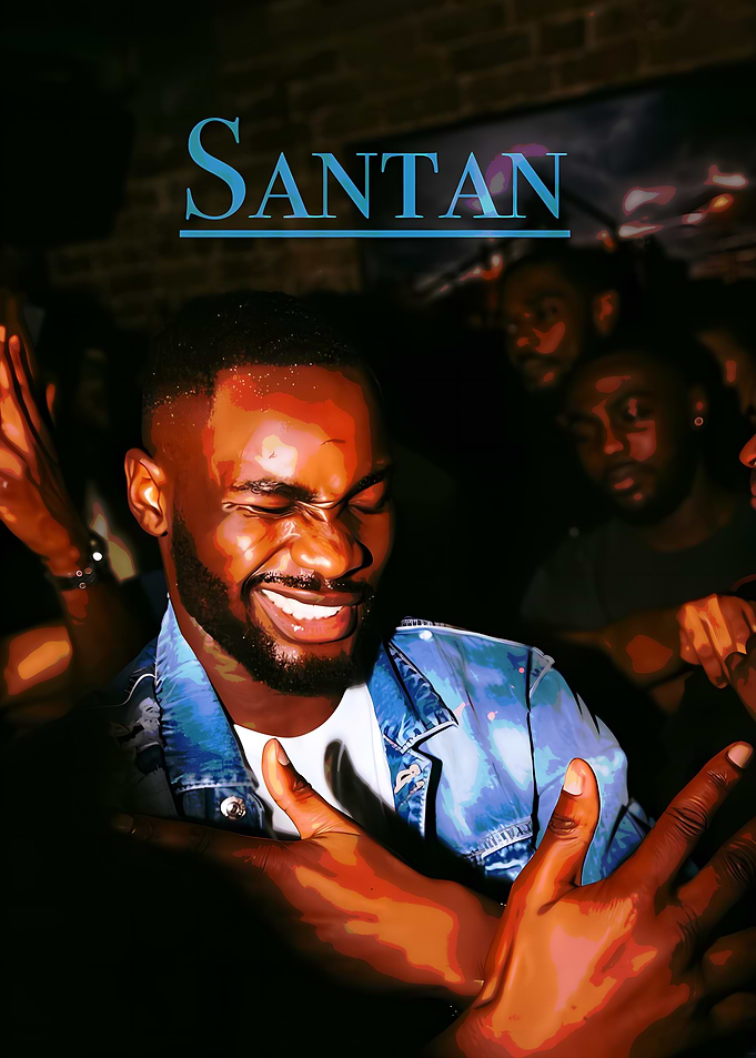 Man in Denim Jacket at a Party