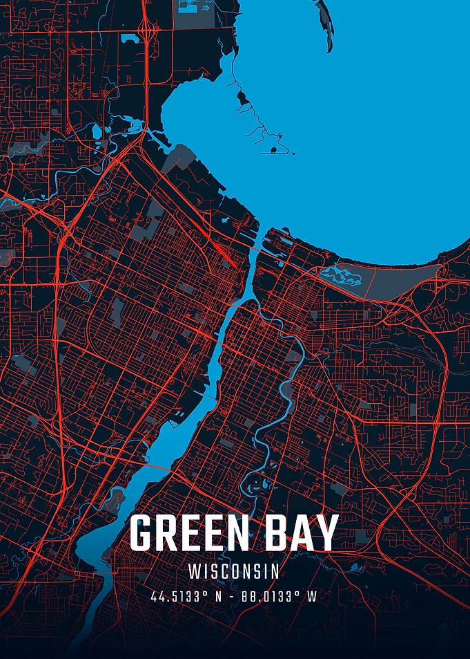 Green Bay City Map
