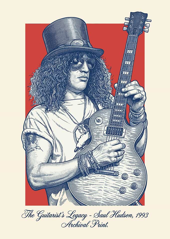 Slash Guitarist Portrait