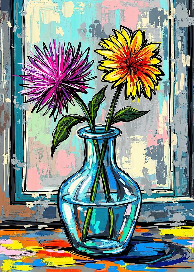 Vase with Flowers