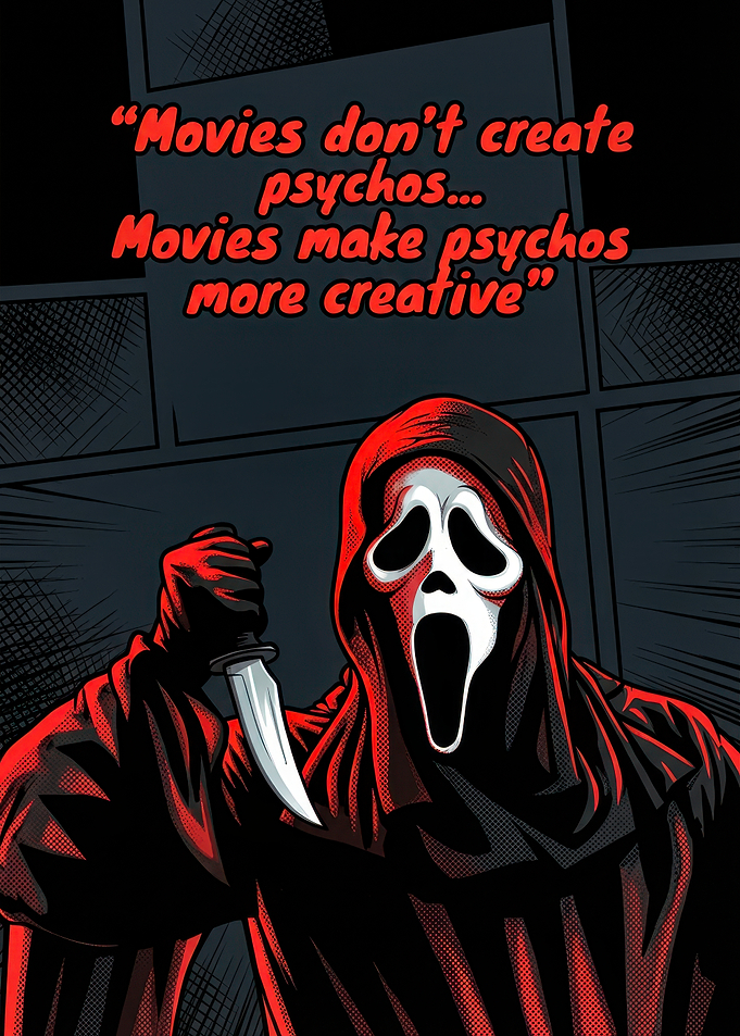 Ghostface Killer with Knife
