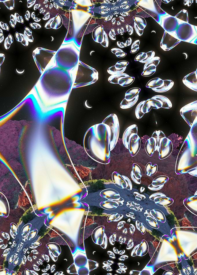 Surreal Cosmic Landscape