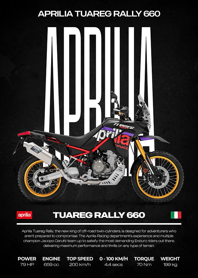 Aprilia Tuareg Rally 660 Motorcycle