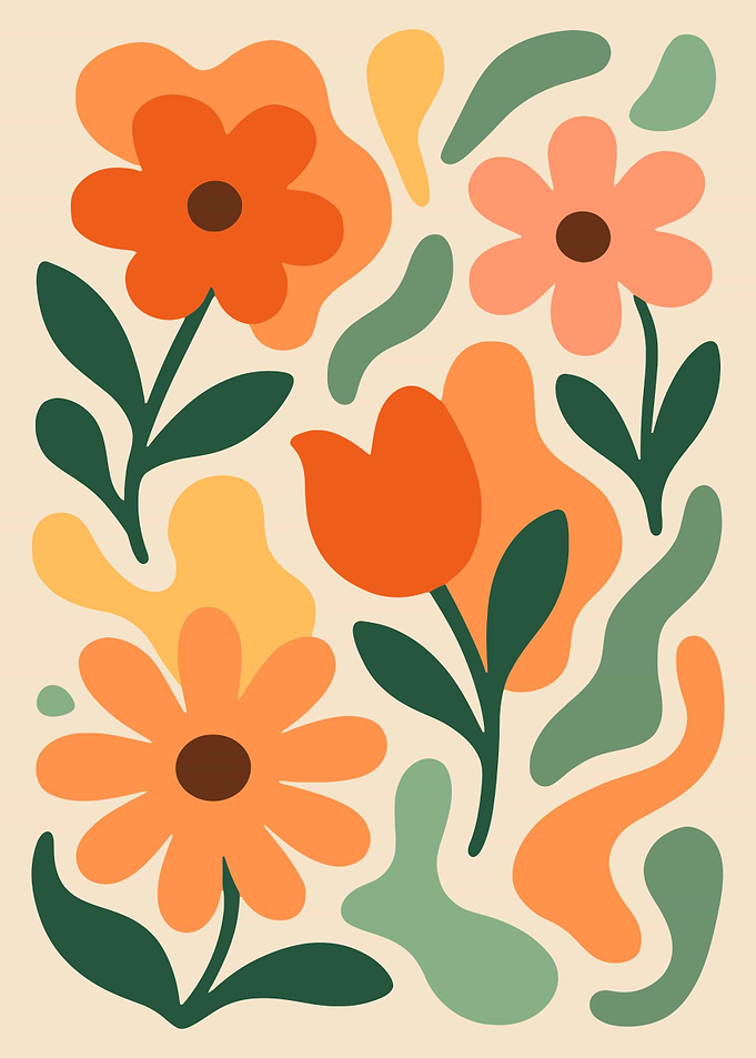 Abstract Floral Art