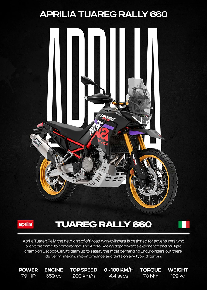 Aprilia Tuareg Rally 660 Motorcycle