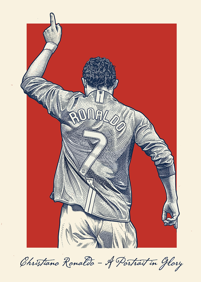 Cristiano Ronaldo Portrait in Glory
