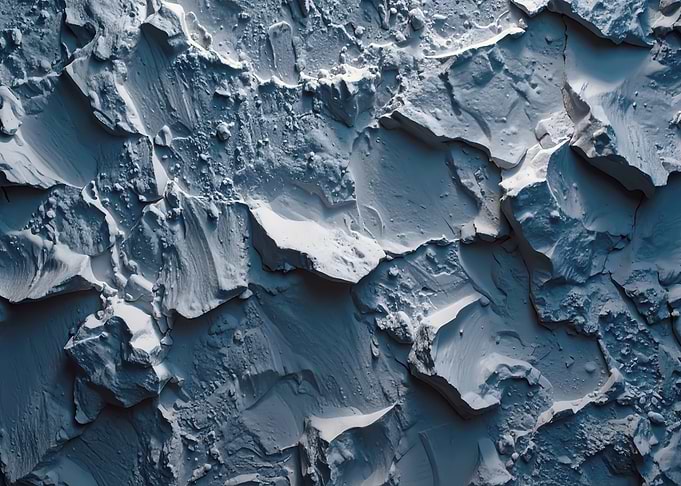 Abstract Texture of Cracked Ice or Snow