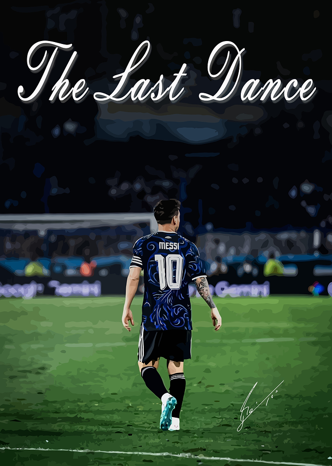 Messi The Last Dance Illustration