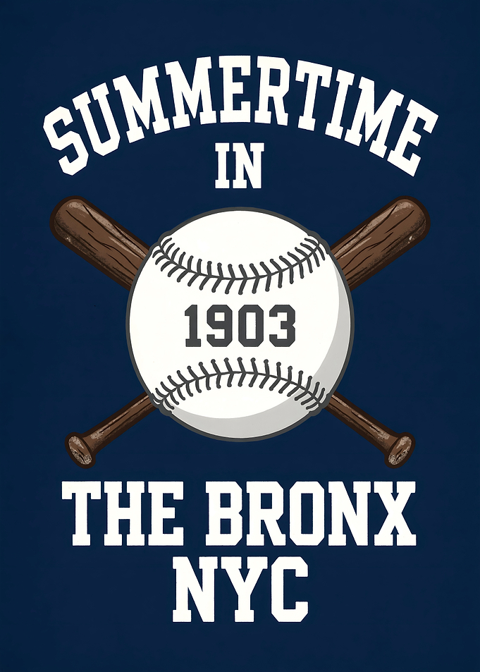 Summertime in the Bronx 1903 Baseball