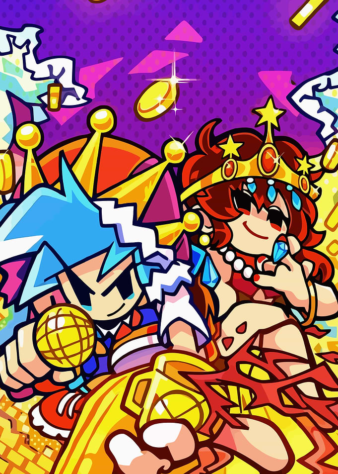 Friday Night Funkin' Characters with Crowns