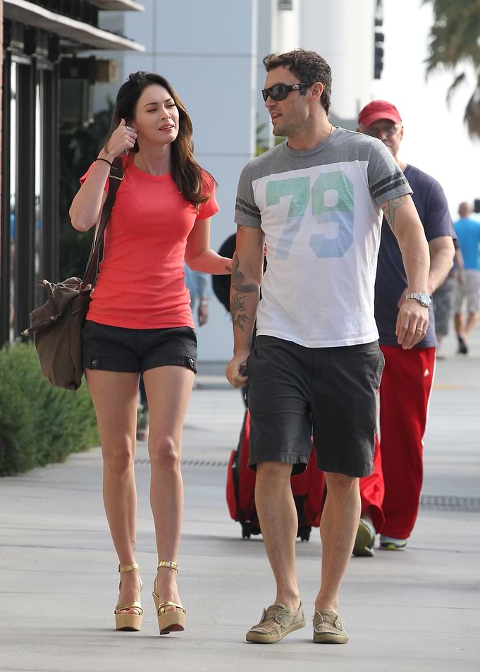 Couple walking outdoors