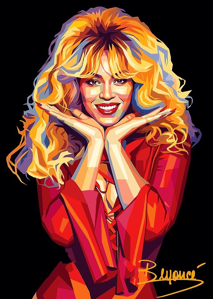 Beyoncé Pop Art Portrait
