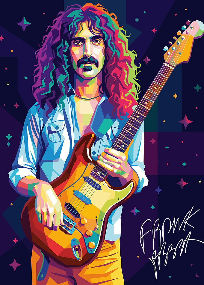 Frank Zappa Pop Art Portrait