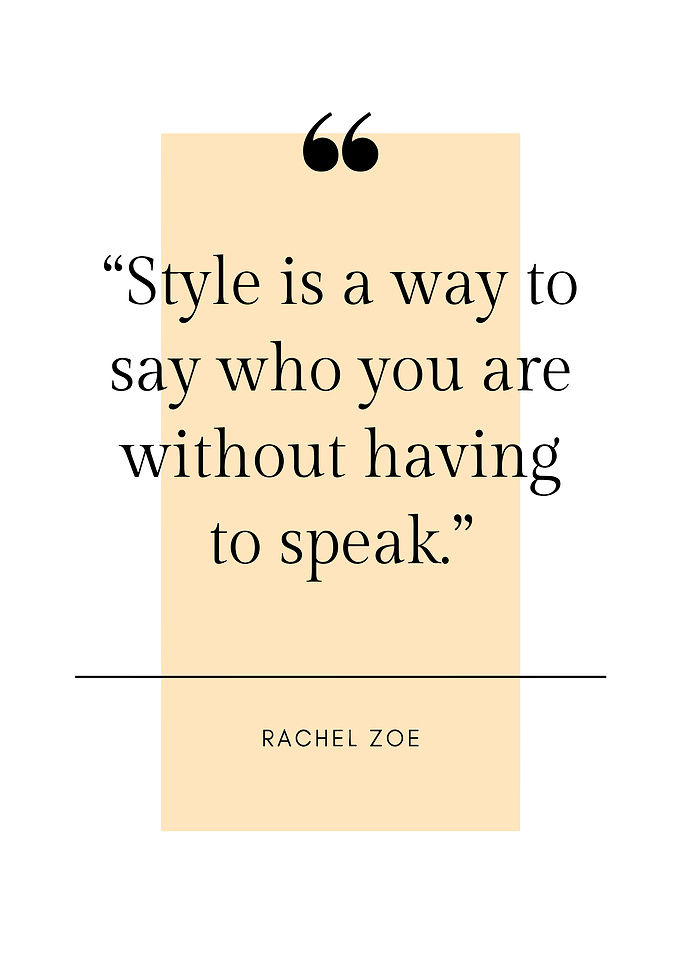 Rachel Zoe Style Quote