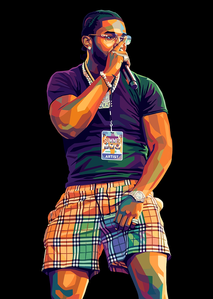 Pop Smoke Performing on Stage