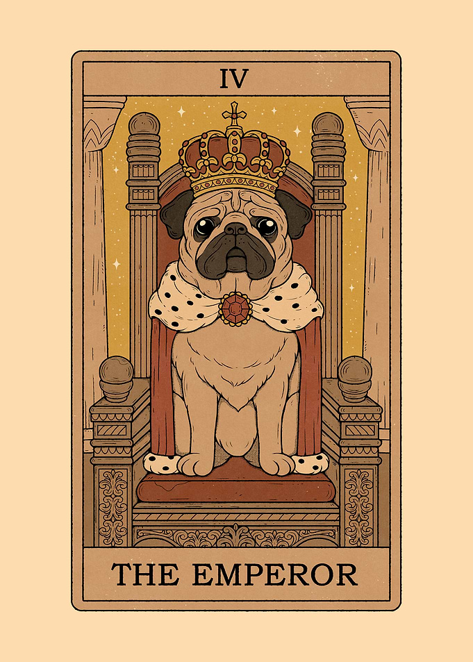 The Emperor - Dogs Tarot