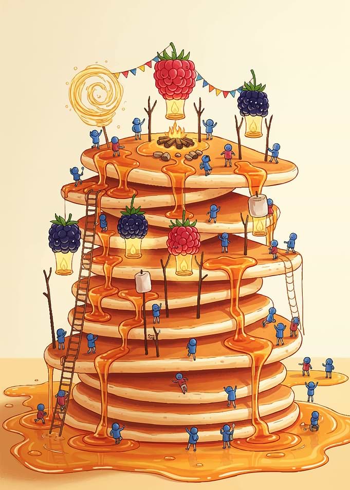 Pancake Tower Camping Adventure
