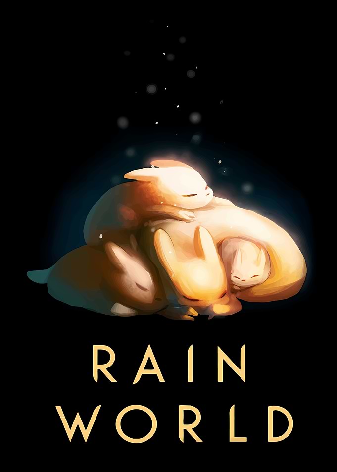 Rain World creatures sleeping