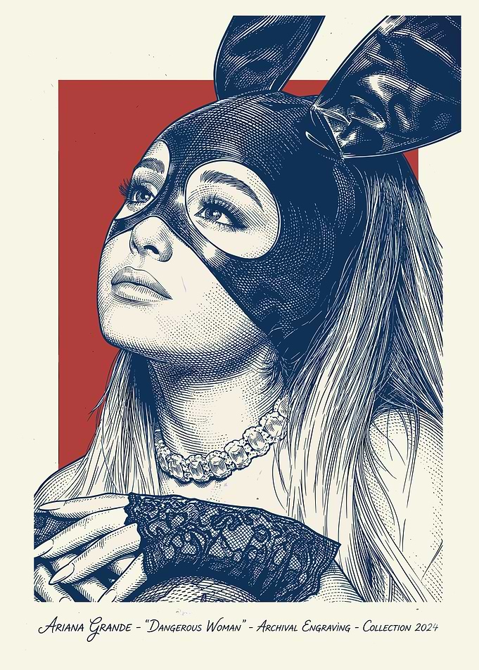 Ariana Grande Dangerous Woman Engraving