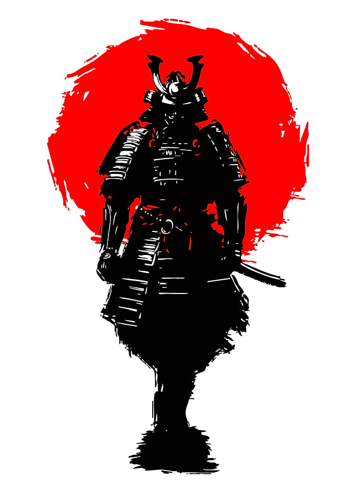 Samurai Warrior Silhouette