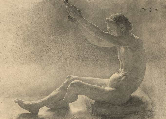 Nude Male Figure Study