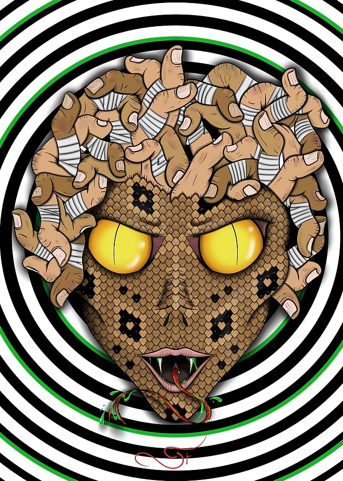 Snake-dusa