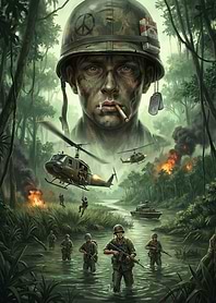 Vietnam War Scene