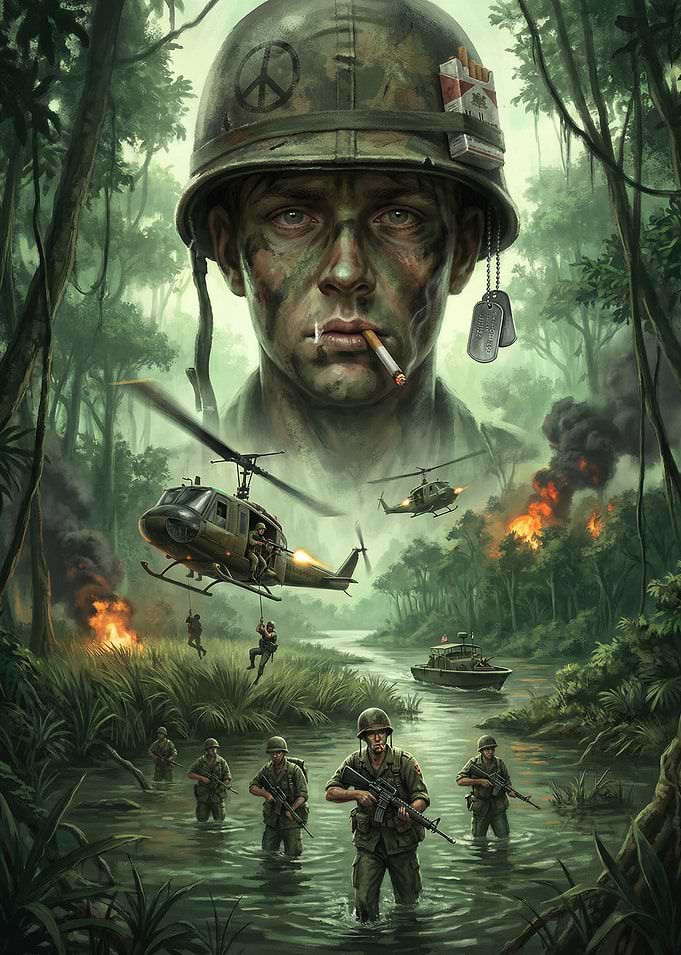 Vietnam War Scene