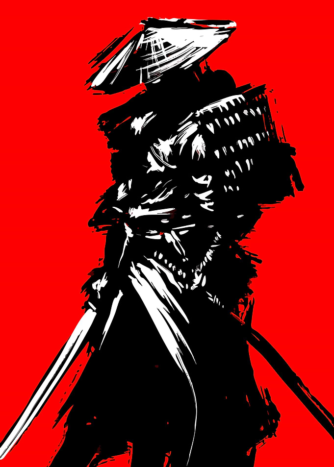 Samurai Warrior with Katana