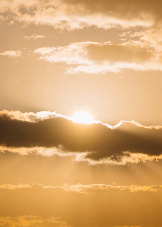Sunset Sky with Clouds