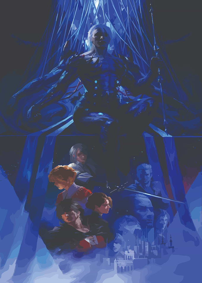 Epic Fantasy Character Group Portrait