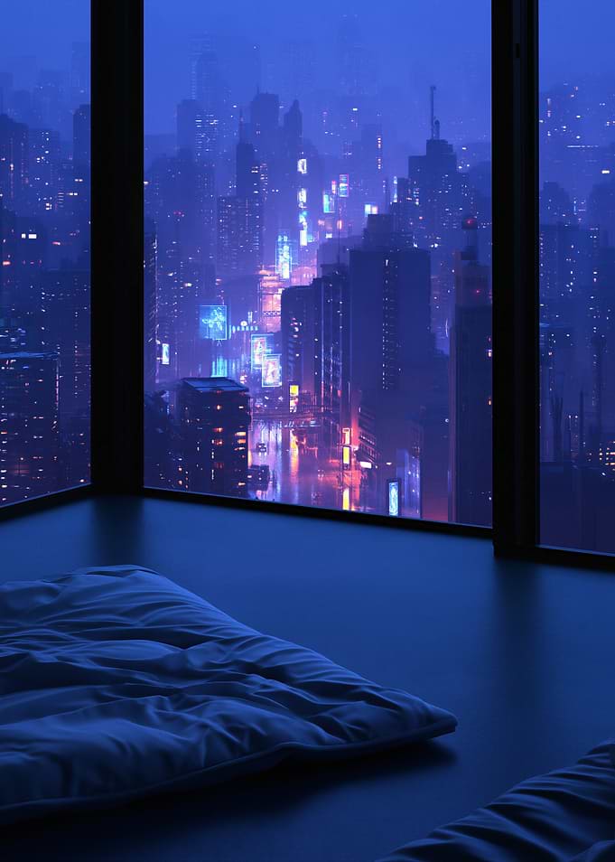 Futuristic Cityscape View