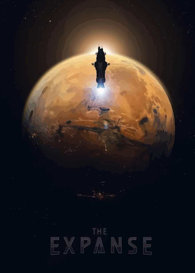 The Expanse Mars Spaceship