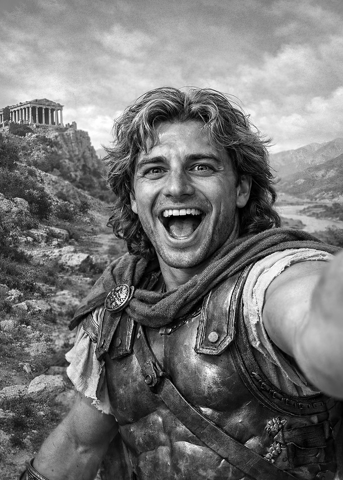 Alexander the Great Selfie