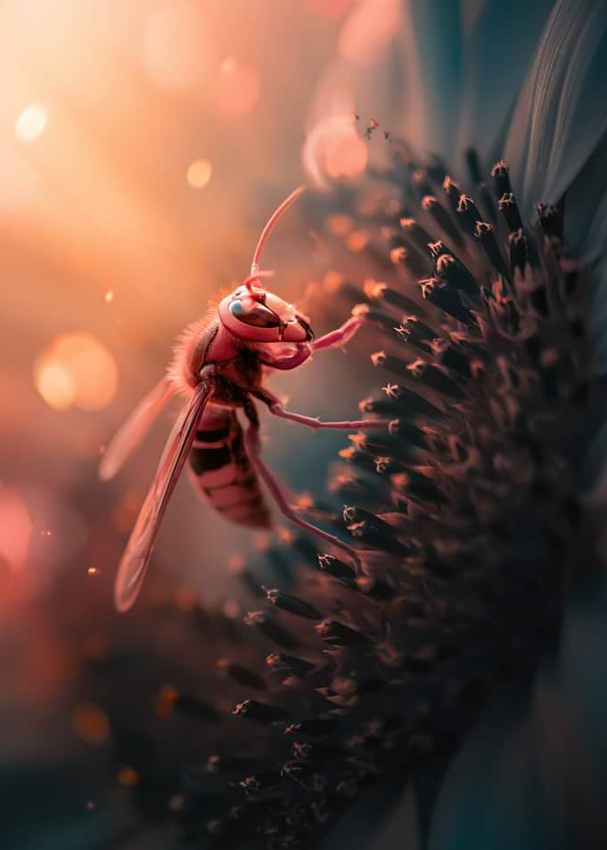 Wasp on a Flower