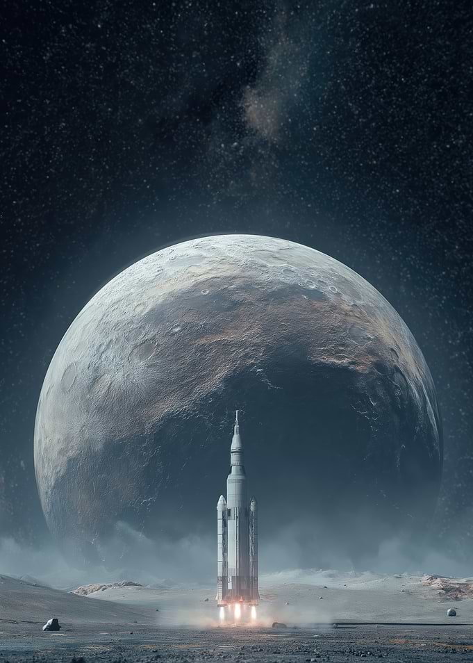 Rocket Launch on Alien Planet