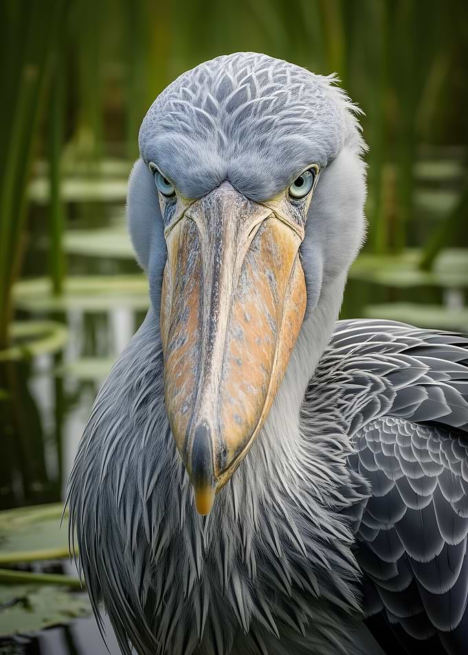 Shoebill Stork Close-up