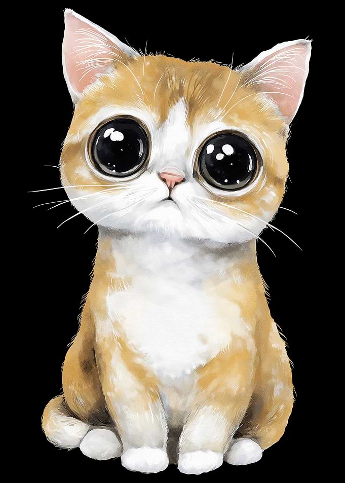 Cute Orange and White Kitten