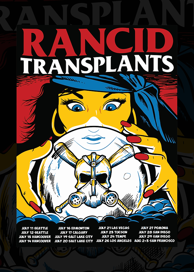 Rancid Transplants Tour Poster
