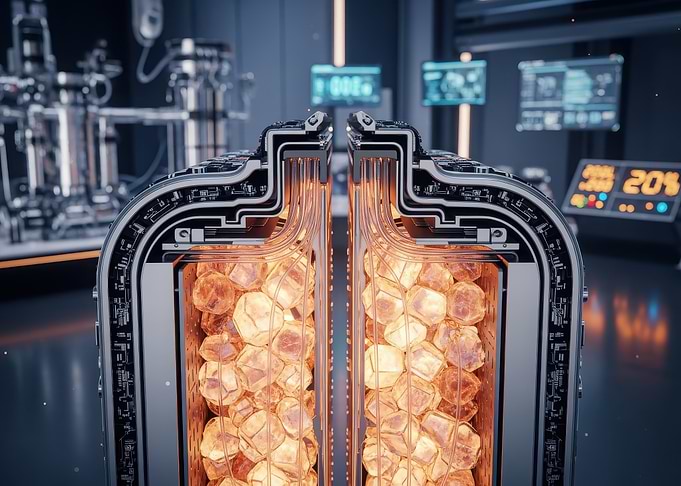 Futuristic Battery Core