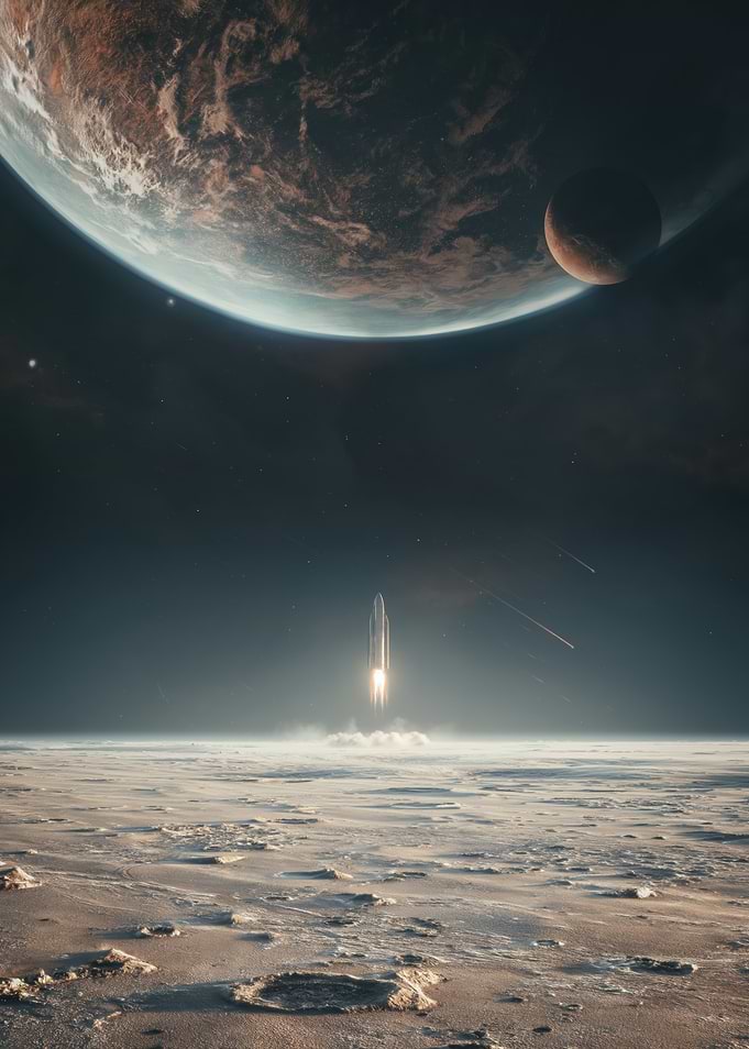 Rocket Launch from Alien Planet