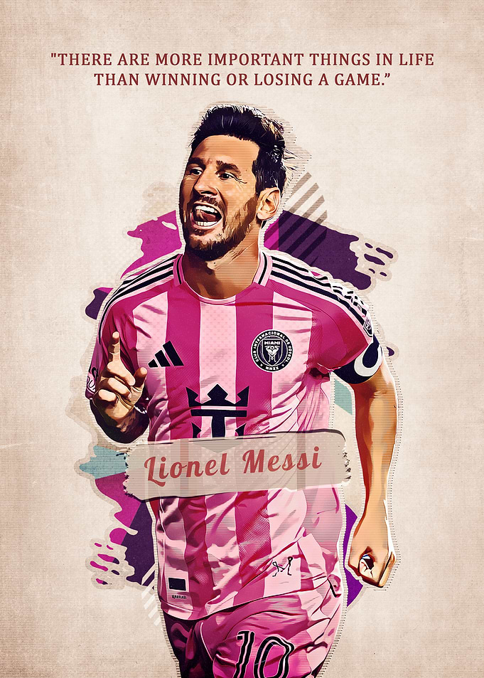 Lionel Messi Inspirational Quote