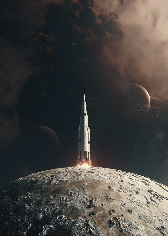 Rocket Launch from Alien Planet