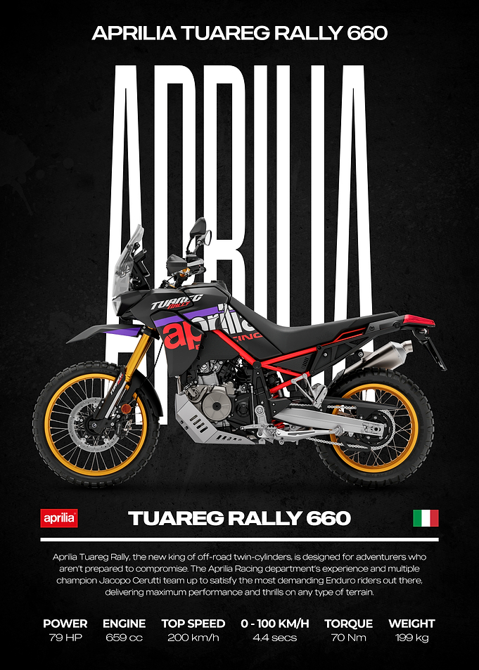 Aprilia Tuareg Rally 660 Motorcycle